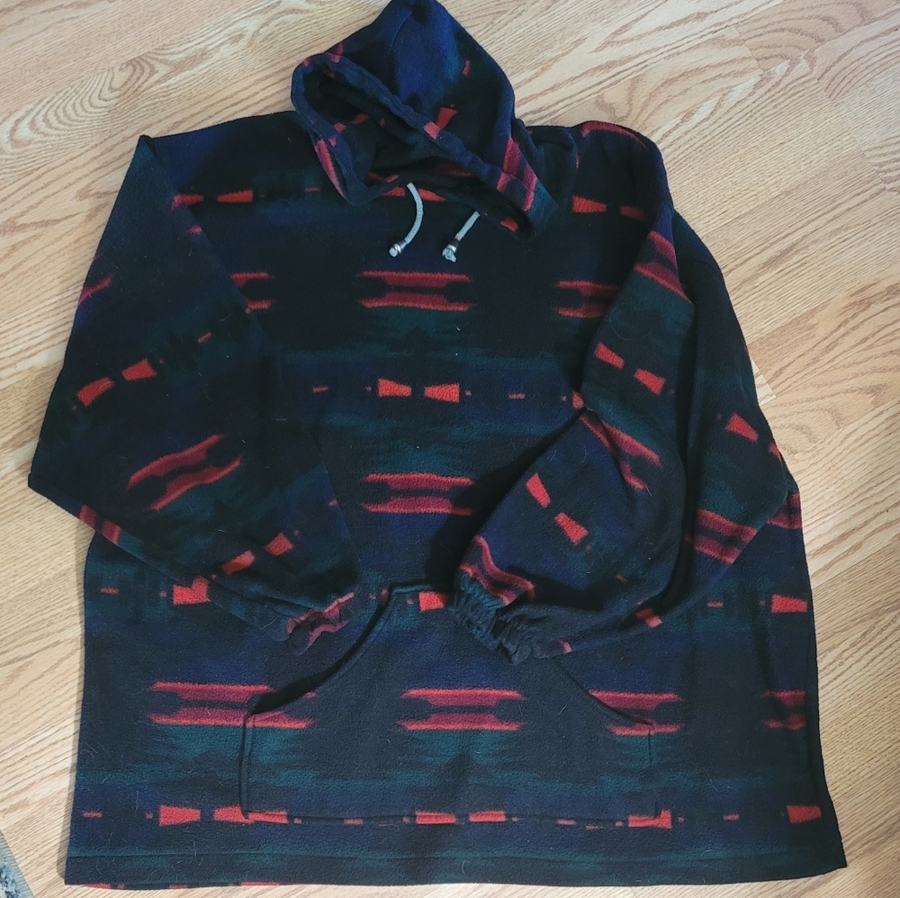 Vtg fleece aztex pullover 3x
